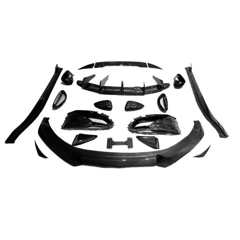 High Quality Dry Carbon Fiber OD Style Car Body Kit Front Bumper Front Lip Wing Spoiler for Lotus Emira Bodykit